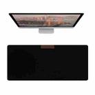 2PCS Felt Keyboard Mouse Pad Desk Pad, Specification: 400 × 900 × 2mm(Black) - 1