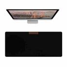 2PCS Felt Keyboard Mouse Pad Desk Pad, Specification: 300 × 700 × 3mm(Black) - 1