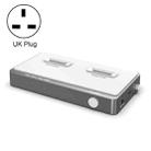 Usb 3.2 Gen2 Dual M.2 Solid State Drive Box Nvme Docking Station , UK Plug - 1