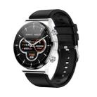 ME88 1.32 Inch Heart Rate Sleep Monitoring Smart Watch(Silver Silicone) - 1