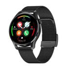 HD3 1.32 Inch Heart Rate Monitoring Smart Watch with Payment Function(Black Steel) - 1