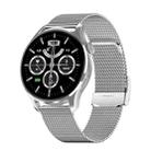 HD3 1.32 Inch Heart Rate Monitoring Smart Watch with Payment Function(Silver Steel) - 1