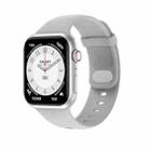 KU3 Meta 1.81 Inch Health Monitoring Smart Watch with NFC/Payment Function(Silver Gray) - 1