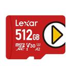 Lexar LSDMI High-Speed TF Card Game Console Memory Card, Capacity: 512GB(Red) - 1