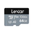 Lexar LKSTF1066X High-Speed TF Card Motion Camera Surveillance Recorder Memory Card, Capacity: 64GB - 1