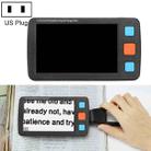 5.0 inch Portable HD Electronic Vision Aid Low Vision Magnifying Glass Reader, US Plug(Black) - 1