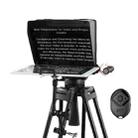 Portable Camera SLR Photography Large Screen Teleprompter(Black) - 1