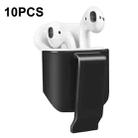 10 PCS Portable Headset Waist Hanging Protective Cover, Suitable For AirPods 2(Black) - 1