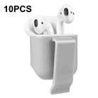 10 PCS Portable Headset Waist Hanging Protective Cover, Suitable For AirPods 2(Gray) - 1