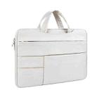 ND05SDZ Waterproof Wearable Laptop Bag, Size: 13.3 inches(Creamy-white) - 1