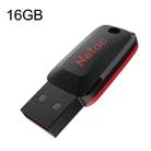 Netac U197 Office File High Speed USB Flash Drive, Capacity: 16GB(Black) - 1