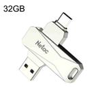 Netac U782C Type-C Dual Interface High-Speed Metal Computer USB Flash Drive, Capacity: 32GB - 1