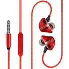 Subwoofer Mobile Computer In-ear Headphones, Spec: 3.5 Interface (Red) - 1