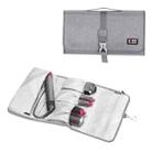 BUBM Multifunctional Portable Curler Storage Bag For Dyson, Color: Grey - 1