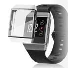 2 PCS Watch Full Coverage Silicone Case For Fitbit Ionic, Color: Silver - 1