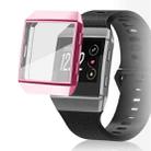 2 PCS Watch Full Coverage Silicone Case For Fitbit Ionic, Color: Rose Pink - 1