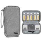 Baona BN-C004 Mini U Disk Headphone Data Cable Storage Bag, Color: Single Layer (Gray) - 1