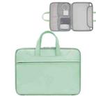 Baona BN-Q006 PU Leather Full Opening Laptop Handbag For 11/12 inches(Light Green) - 1