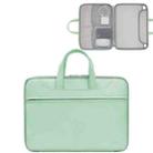 Baona BN-Q006 PU Leather Full Opening Laptop Handbag For 13/13.3 inches(Light Green) - 1