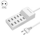 USB Multi-port Charger Mobile Phone Fast Charging Universal Fast Adapter 10 Interface EU Plug - 1
