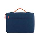 ND02S Adjustable Handle Waterproof Laptop Bag, Size: 14.1-15.4 inches(Navy Blue) - 1