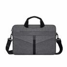 DJ04 Hidden Handle Waterproof Laptop Bag, Size: 13.3 inches(Deep Gray) - 1