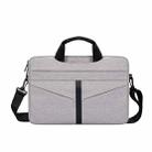 DJ04 Hidden Handle Waterproof Laptop Bag, Size: 14.1-15.4 inches(Grey) - 1