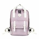 SJ05 Multifunctional Waterproof Laptop Bag, Size: 13 inch-15.6 inch(Light Purple) - 1