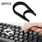 30PCS Computer Keyboard Key Puller Cleaning Key Removal Tool(Black) - 1