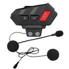 S21 Riding Helmet Bluetooth Intercom Headset, Specification: With USB Cable(Black) - 1