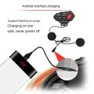 S21 Riding Helmet Bluetooth Intercom Headset, Specification: With USB Cable(Black) - 2