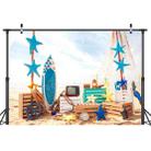 2.1m X 1.5m Beach Surfboard Photography Background Cloth - 1