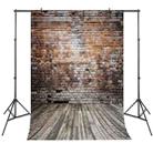 3740 2.1m x 1.5m Brick Wall and Wooden Floor Photography Background - 1