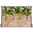 2.1m X 1.5m Flower Wall Photography Background Cloth Birthday Wedding Party Decoration Fabric - 1