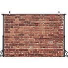 2.1m X 1.5m Retro Red Brick Wall Photo Background Party Photography Background Cloth - 1