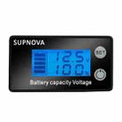 SUPNOVA LCD Two-wire Voltage and Electricity Meter DC Digital Display Voltmeter(Blue) - 1