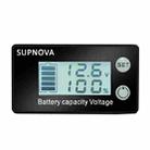 SUPNOVA LCD Two-wire Voltage and Electricity Meter DC Digital Display Voltmeter(White) - 1
