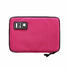 Multifunctional Portable Mobile Phone Digital Accessories U Disk Storage Bag, Color: Rose Red - 1