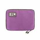 Multifunctional Portable Mobile Phone Digital Accessories U Disk Storage Bag, Color: Purple - 1