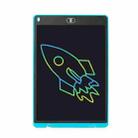 LCD Writing Board Children Hand Drawn Board, Specification: 12 inch Colorful (Light Blue) - 1