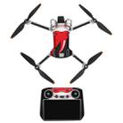 Sunnylife Drone+Remote Control Protective Sticker For DJI Mini 3 Pro RC Version(Shark Red) - 1