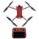 Sunnylife Drone+Remote Control Protective Sticker For DJI Mini 3 Pro RC Version(Carbon Red) - 1