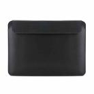 JRC MR80 Leather Waterproof Laptop Sleeve Bag, Size: 13.3 inches(Black) - 1