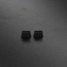 2 Sets Drone Body Remote Control Charging Port Dust Plug for DJI Mini 3 Pro(Black) - 1