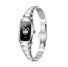 H8Pro 1.08 Inch Female Menstrual Period Reminder Smart Watch(Silver Gray) - 1