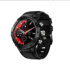 K28H 1.32 Inch Heart Rate/Blood Pressure/Blood Oxygen Monitoring Watch, Color: Black - 1