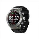 K28H 1.32 Inch Heart Rate/Blood Pressure/Blood Oxygen Monitoring Watch, Color: Silver Gray - 1