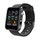 T68 1.54 Inch Body Temperature Monitoring Smart Watch with Flashlight Function(Black) - 1