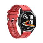 I9 1.3 Inch Heart Rate/Blood Pressure/Blood Oxygen Monitoring Watch, Color: Red - 1