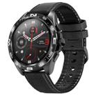 I32 1.32 Inch TFT Sports Waterproof Smart Watch Supports Health Monitoring Custom Dial, Color: Black Leather - 1